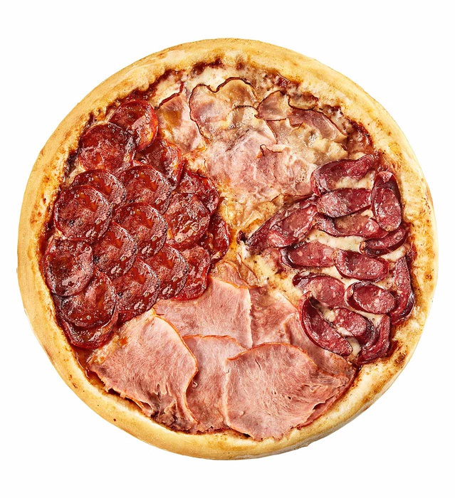 Пицца мясная рисунок